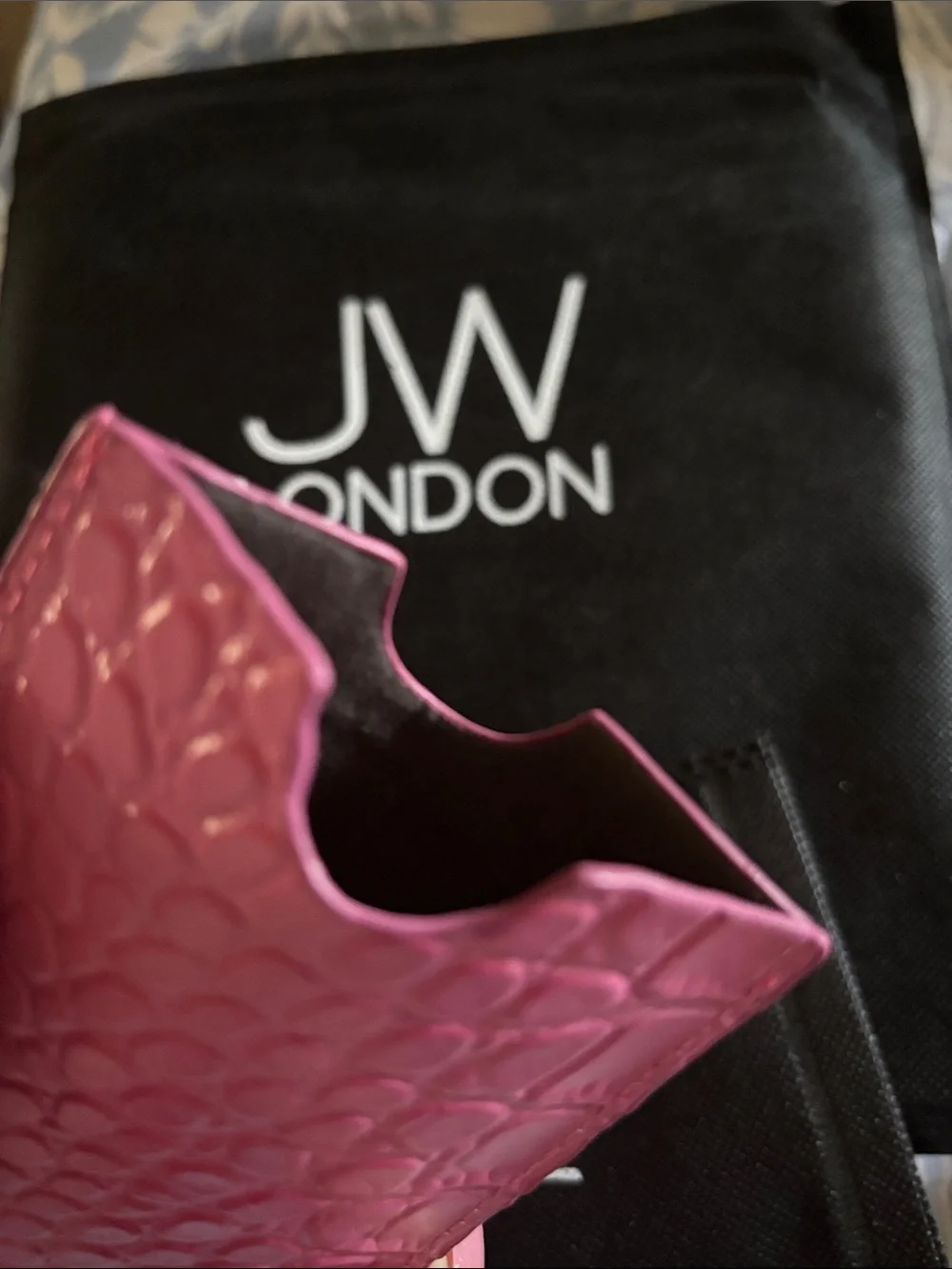 New JW London Leather IPAD & Mini Pouch Set